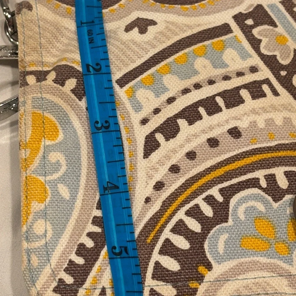 Thirty-One Crossbody Bag – Blue & Yellow Pattern - Picture 10 of 11